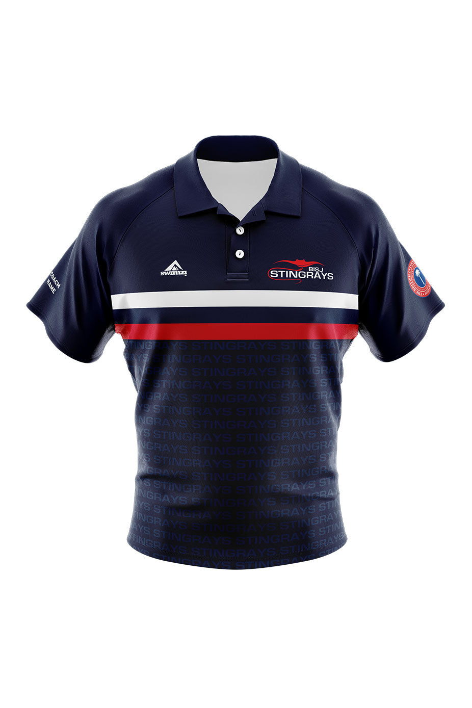 The British International School of Jeddah Stingrays Adult Unisex Coach Shirt - Polo Neck image 0