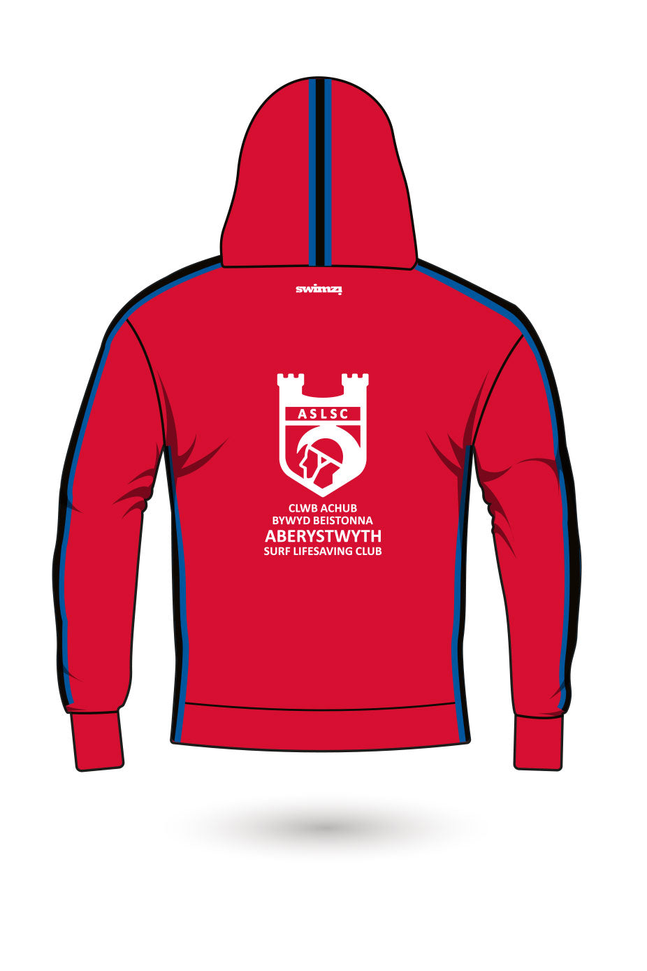 Aberystwyth Surf Lifesaving Club Adult Sweat Zipped Hoodie image 1