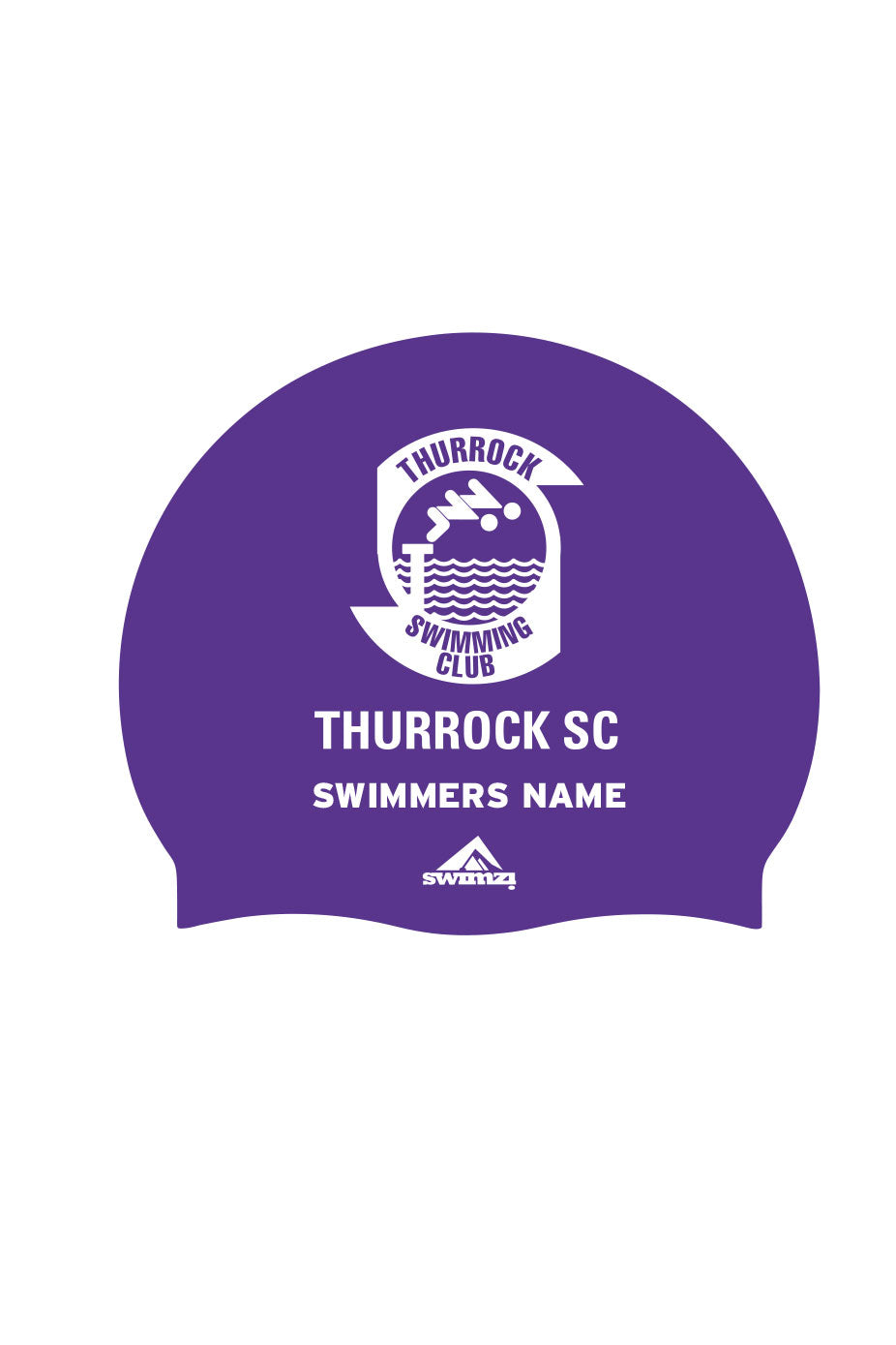 Unisex Club Swim Cap - Silicone Suede image 0