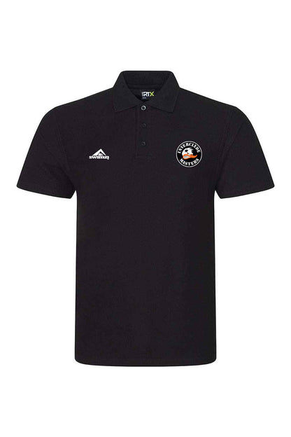 Inverclyde Masters SC Adult Unisex Cotton Polo Shirt - Black image 0