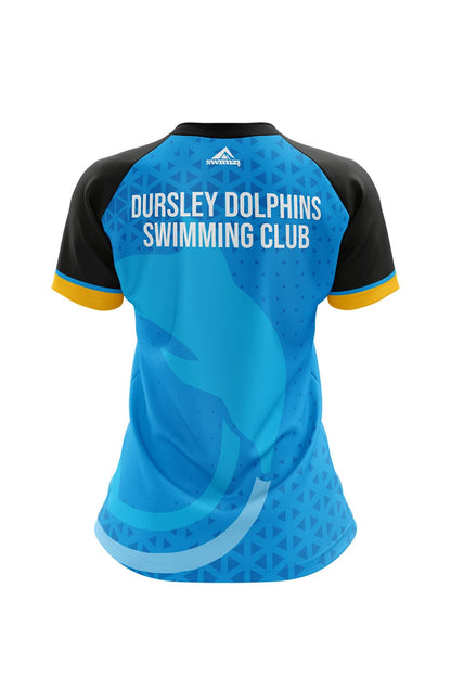 Dursley Dolphins SC Adult Female Club Shirt - V-Neck image 1