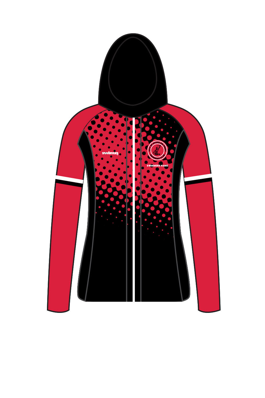 City of Stoke SC Adult Female Zipped Performance Hoodie image 0