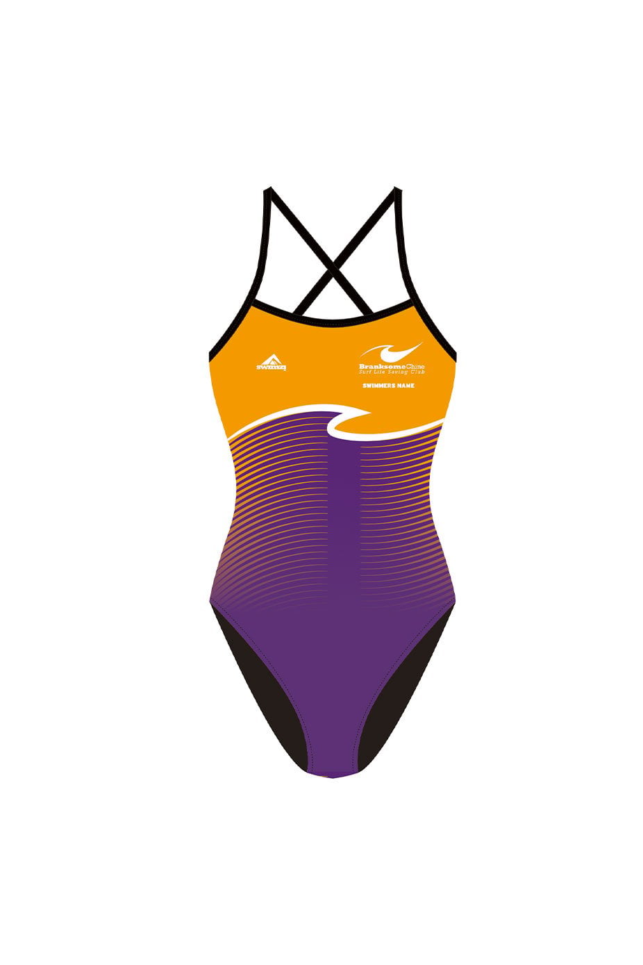 Branksome Chine Surf Life Saving Club Adult Female Tie Back Swimsuit image 0