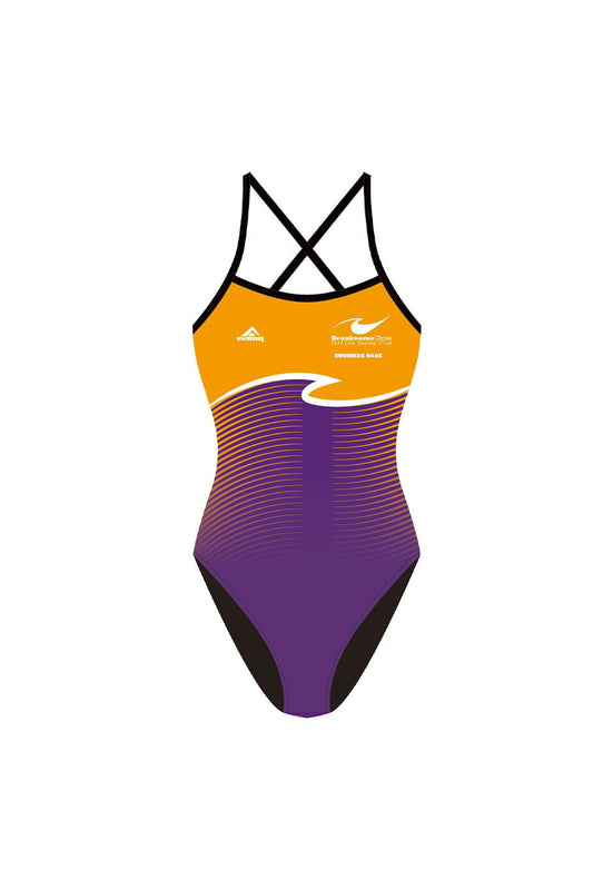 Branksome Chine Surf Life Saving Club Adult Female Tie Back Swimsuit image 0