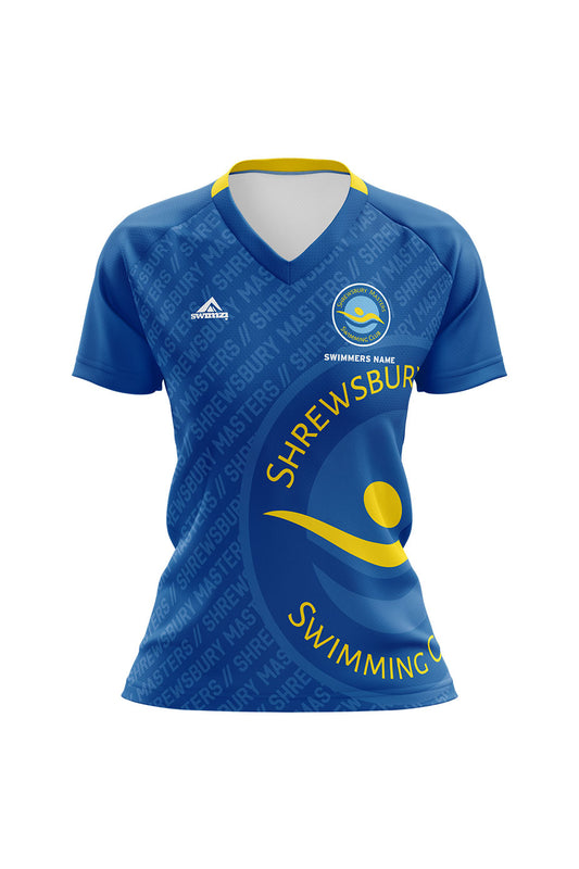 Shrewsbury Masters SC Kids Female Club Shirt - V-Neck image 0