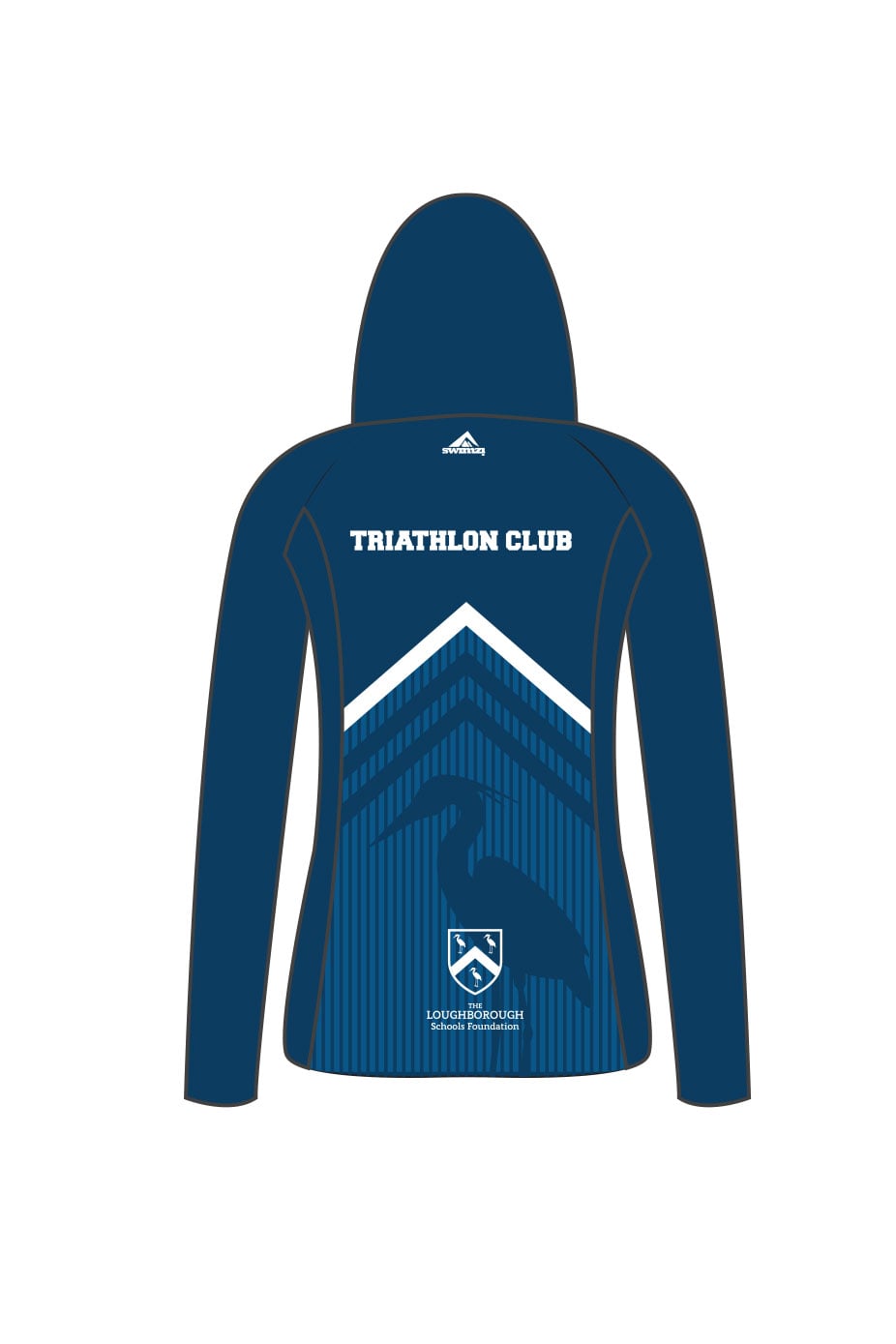 The Loughborough Schools Foundation Adult Female Zipped Performance Hoodie image 1