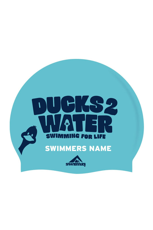 Unisex Club Swim Cap - Silicone Suede - Blue image 0