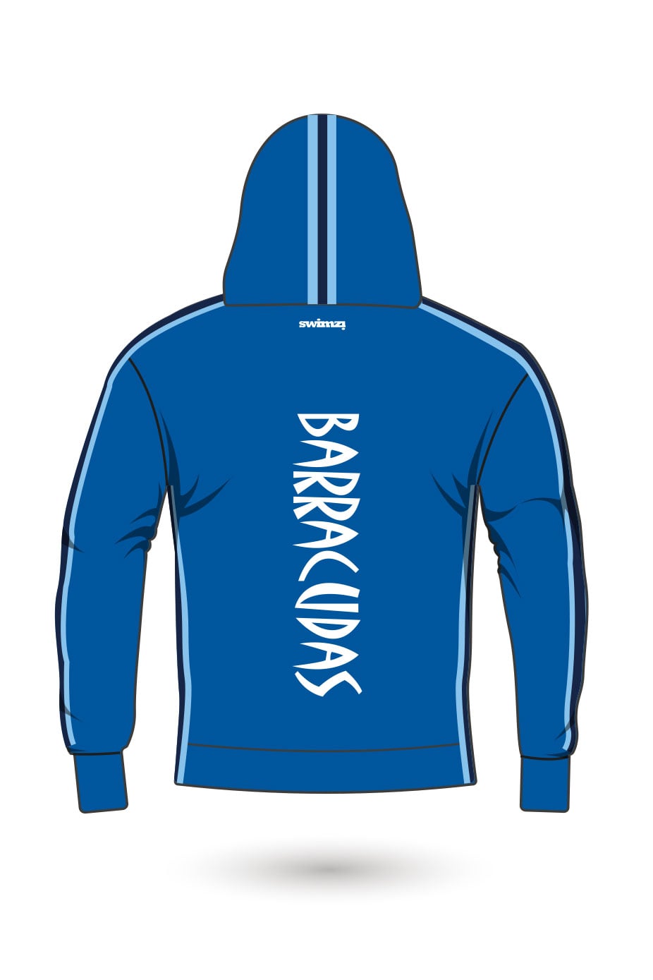 Beverley Barracudas SC Adult Unisex Sweat Zipped Hoodie image 1