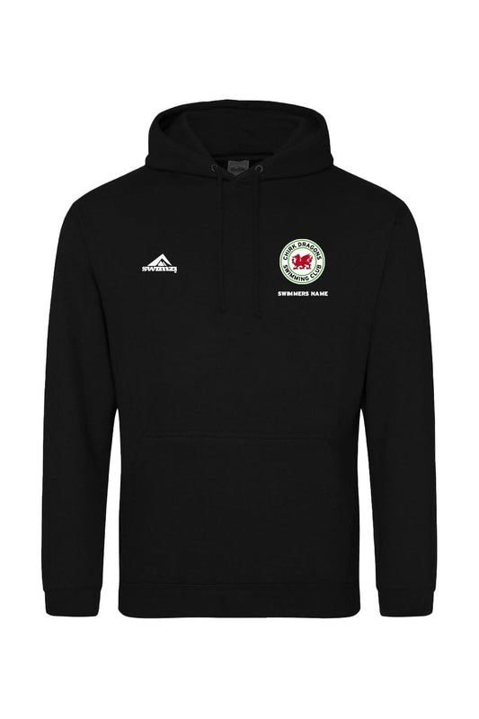 Chirk SC Adult Unisex Cotton Pullover Hoodie - Black image 0