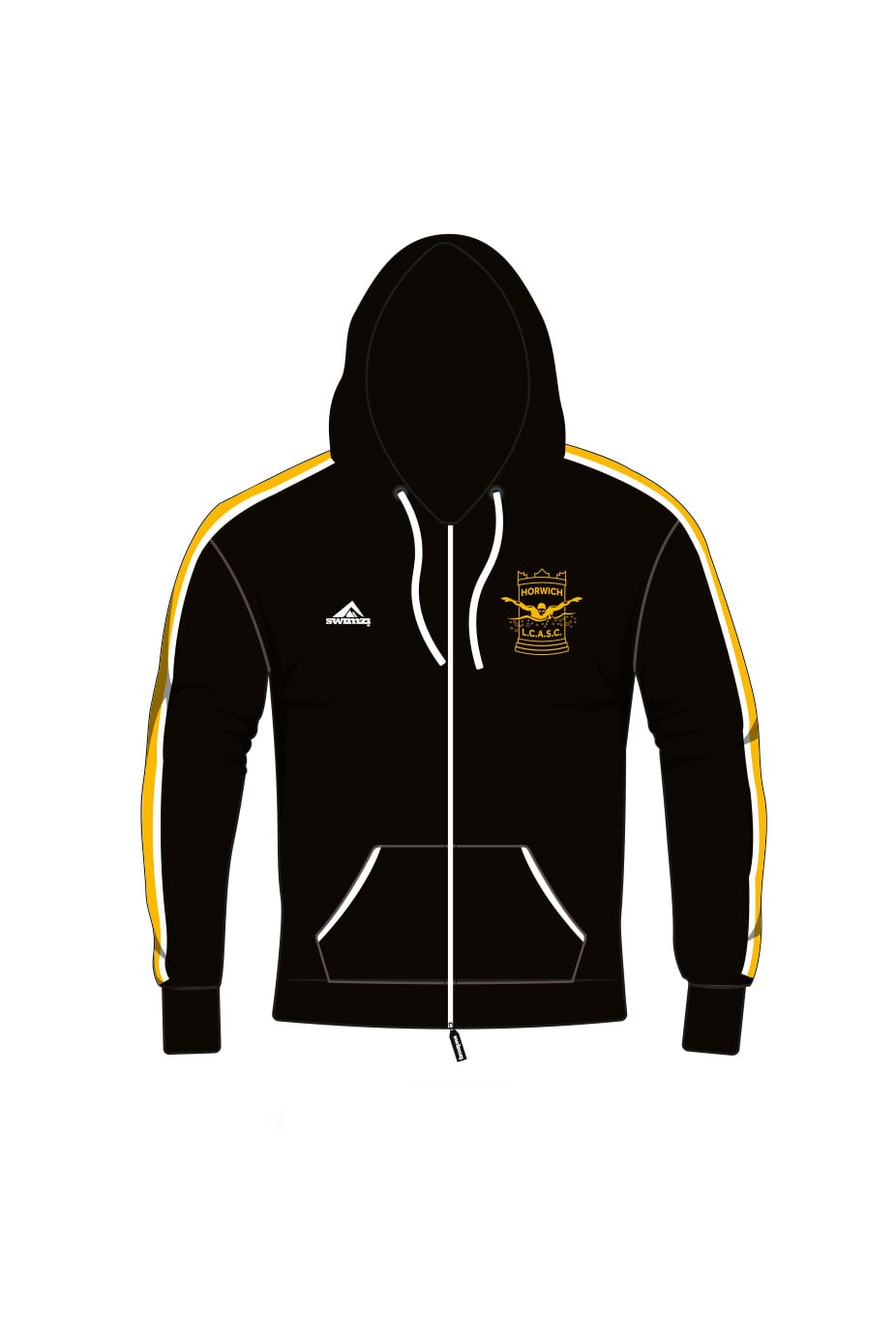 Horwich Leisure Centre ASC Adult Unisex Sweat Zipped Hoodie image 0
