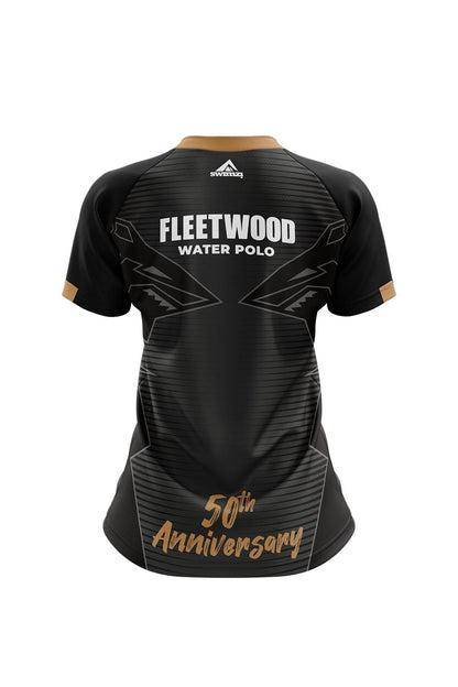 Fleetwood SC Adult Female Water Polo Club Shirt 50th Anniversary - V-Neck image 1
