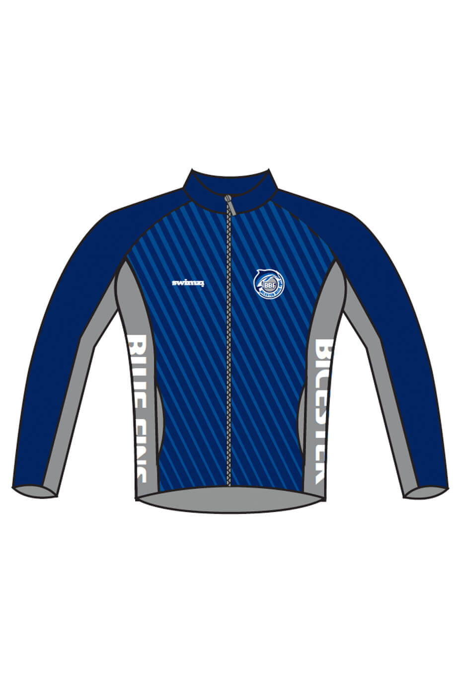 Bicester Blue Fins SC Adult Unisex Tracksuit Top image 0