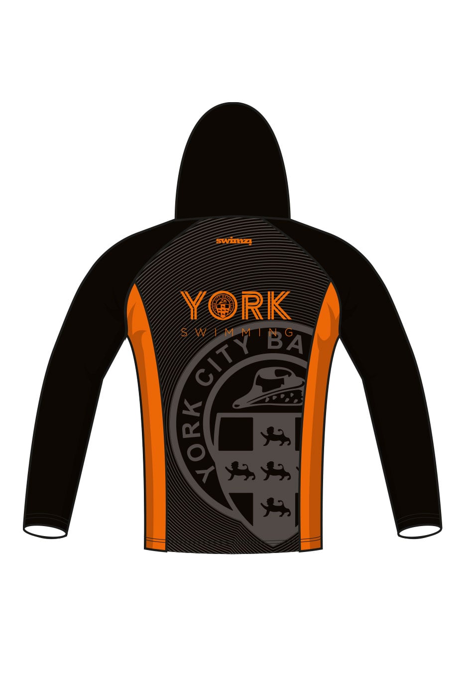 York City Baths Club Adult Unisex Zipped Performance Hoodie image 1