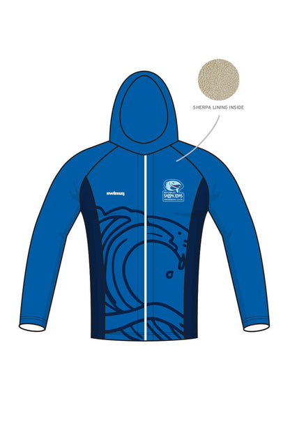 Beverley Barracudas SC Adult Unisex Winter Zipped Performance Hoodie image 0
