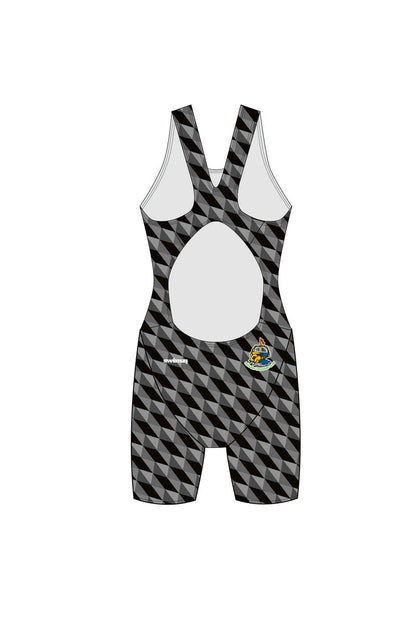 Rest Bay Lifeguards SC Adult Female Knee Suit - Black image 1