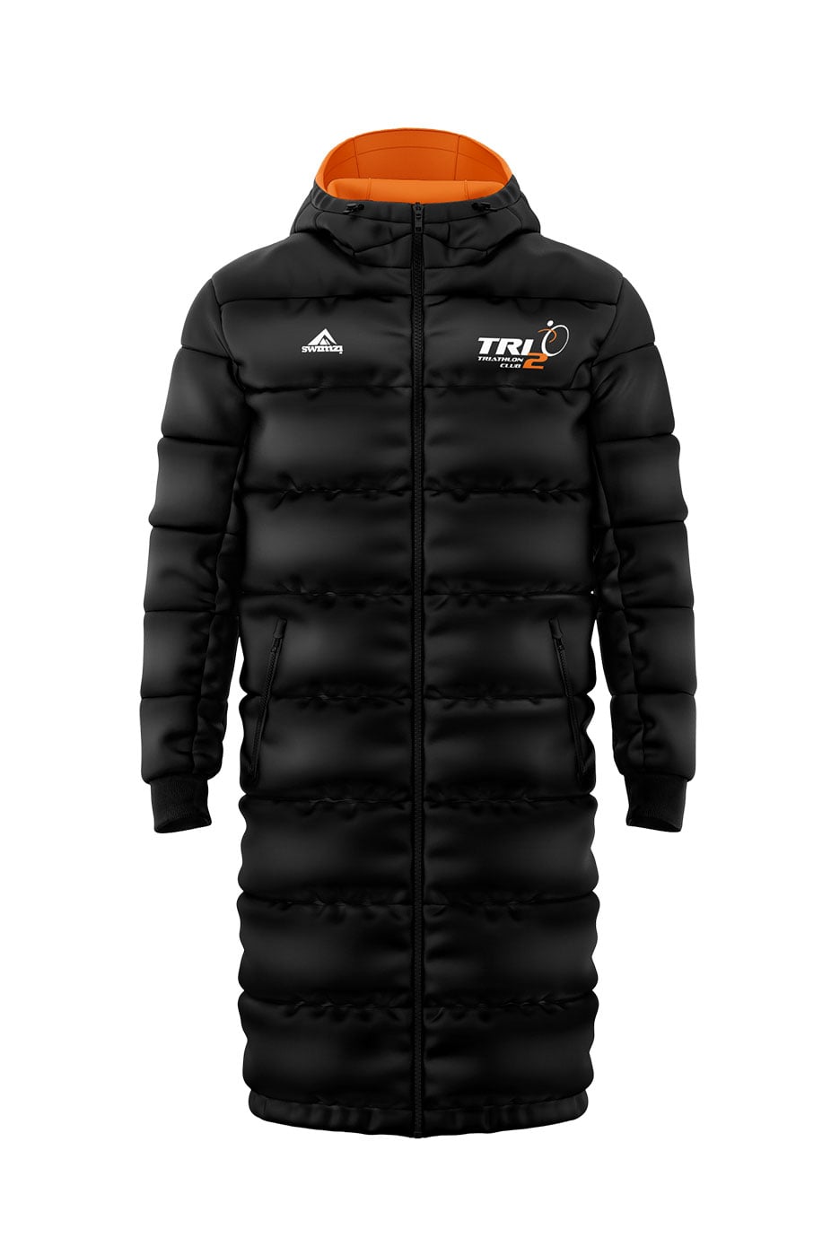 Tri2o Triathlon Club Adult Unisex Reversible Parka image 2