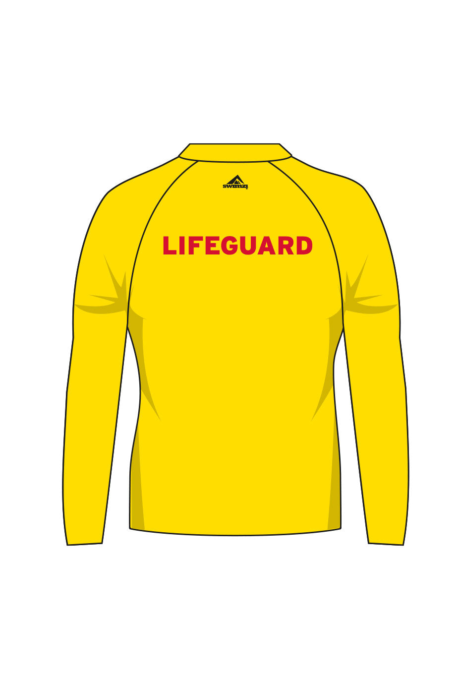 Dawlish Warren LSC Adult Female Long Sleeve Lifeguard Shirt - V-Neck image 1