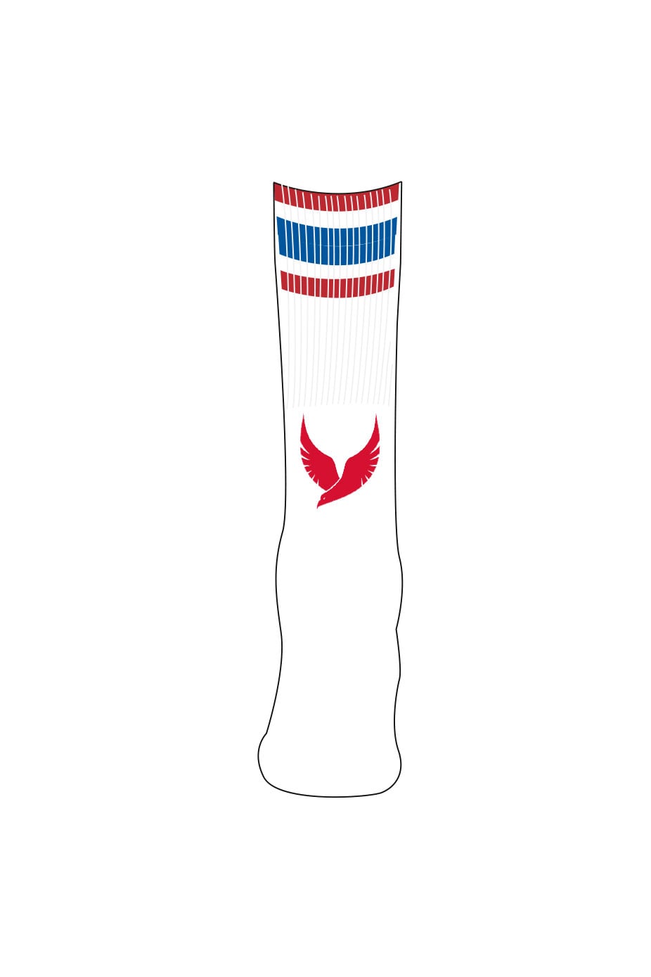 American International School of Jeddah Adult Unisex Soccer Away Socks image 1