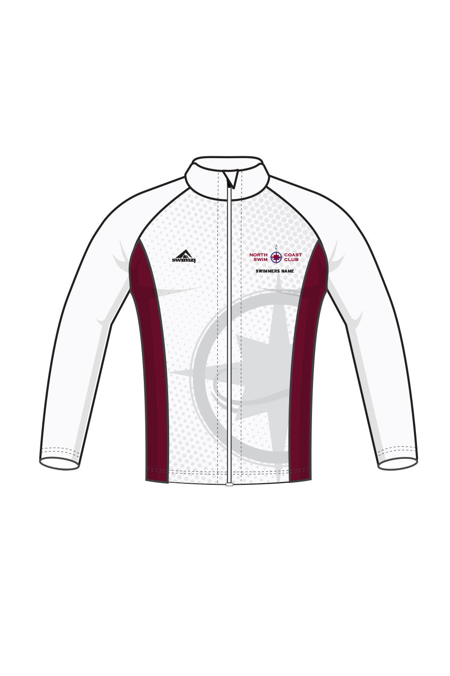 North Coast Swim Club Adult Unisex Tracksuit Top image 0