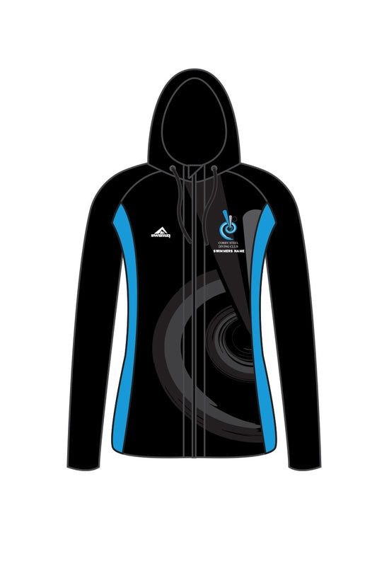 Corby Steel Diving Club Adult Female Zipped Performance Hoodie image 0