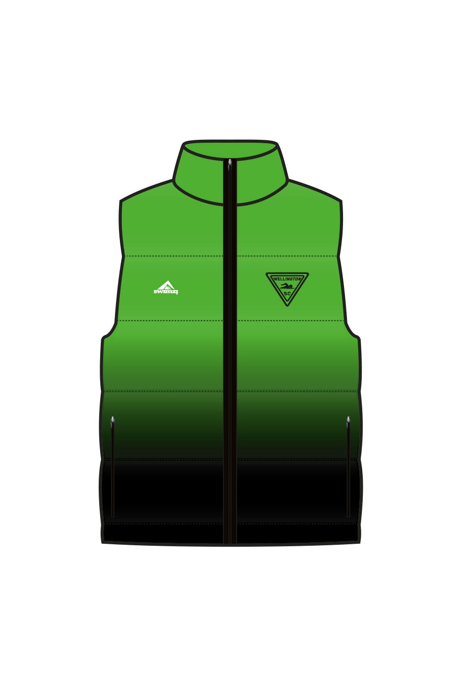 Wellington Telford SC Adult Unisex Reversible Gilet image 2