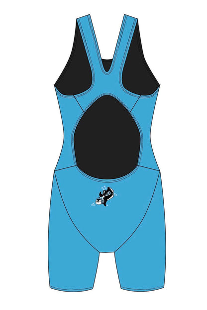 Polar Bear Challenge Adult Female Penguin Knee Suit - Blue image 1