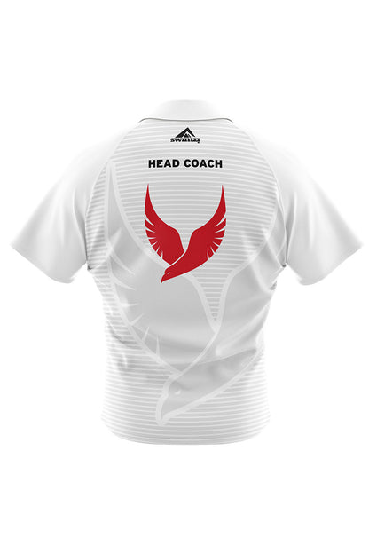 American International School of Jeddah Adult Unisex Volleyball Coach Shirt - Polo Neck image 1
