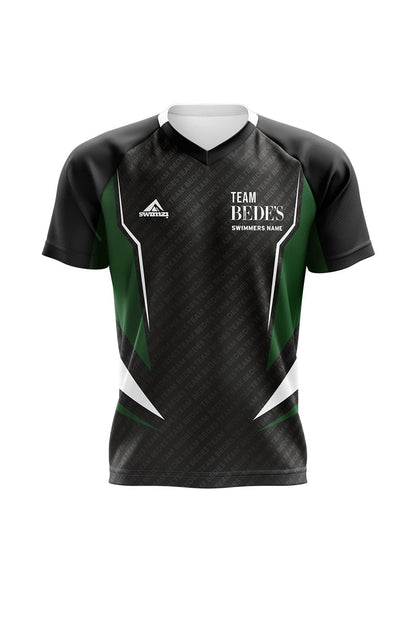 Schools Swimming Super League Kids Unisex Team Bede's Club Shirt - V-Neck image 0