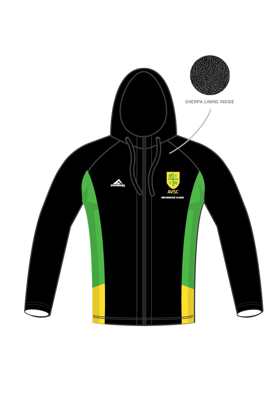 Abingdon Vale SC Adult Unisex Winter Zipped Performance Hoodie image 0