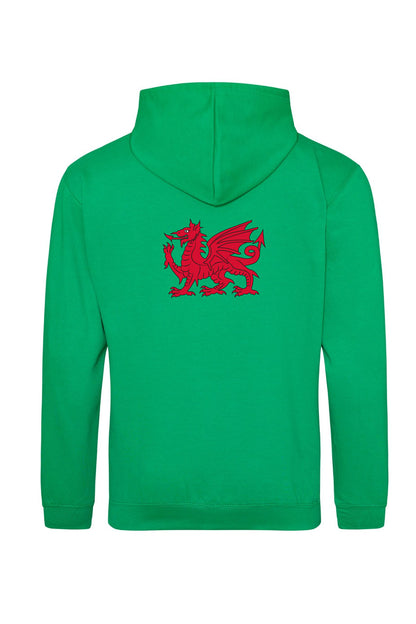 Chirk SC Adult Unisex Cotton Pullover Hoodie - Green image 1
