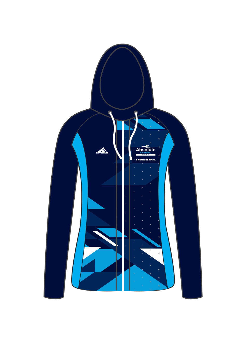 Absolute Swimming Adult Female Zipped Performance Hoodie image 0