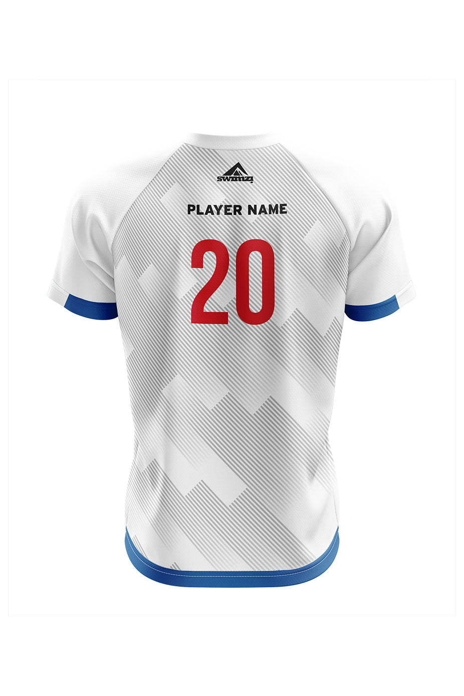 American International School of Jeddah Adult Unisex Soccer Away Club Shirt - V-Neck image 1