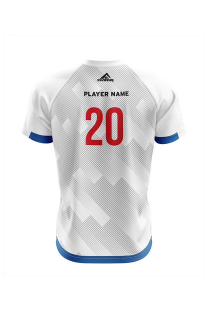 American International School of Jeddah Adult Unisex Soccer Away Club Shirt - V-Neck image 1