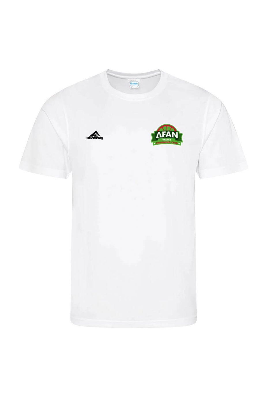 Afan Valley SC Adult Unisex Polyester Timekeeper Shirt White- Crew Neck image 0