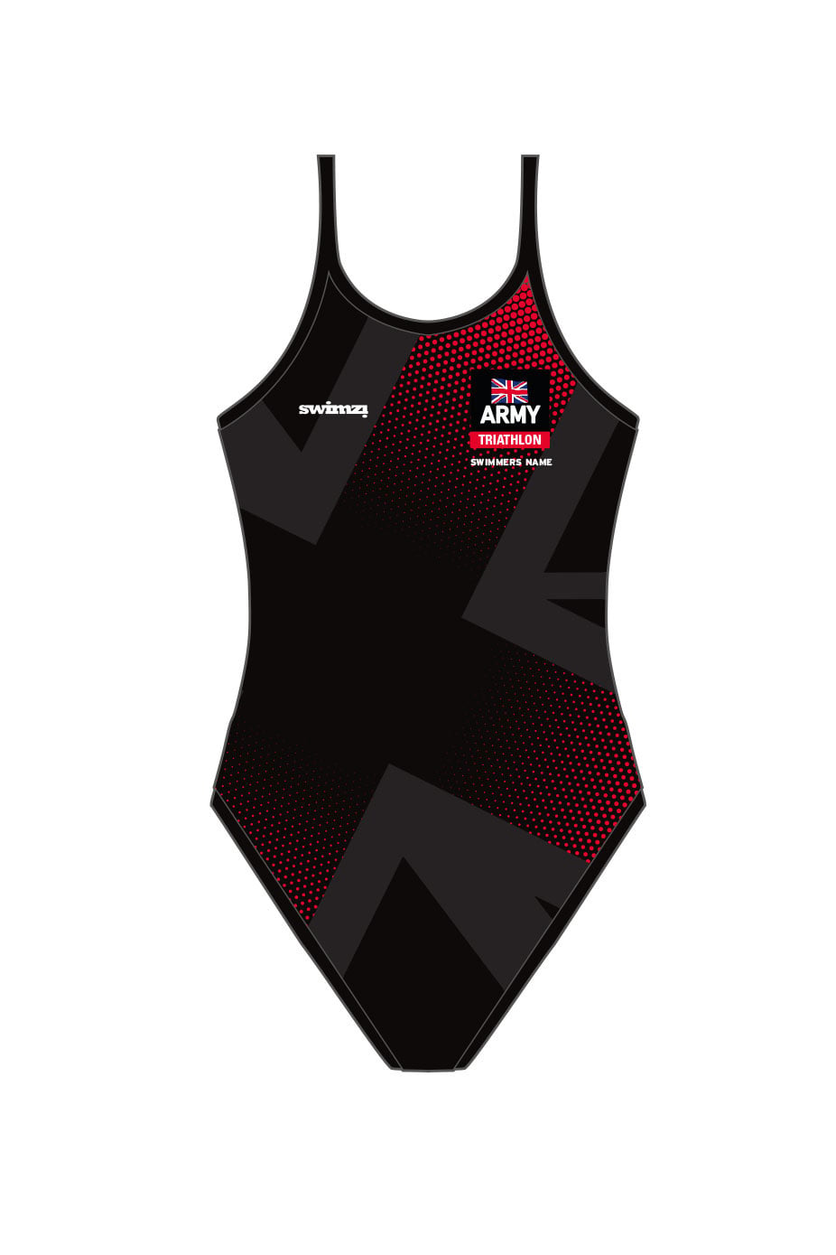 Army Swimming & Triathlon Adult Female Triathlon Thinstrap Swimsuit image 0