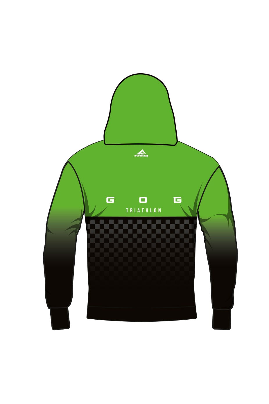 GOG Triathlon Club Adult Unisex Pullover Performance Hoodie image 1