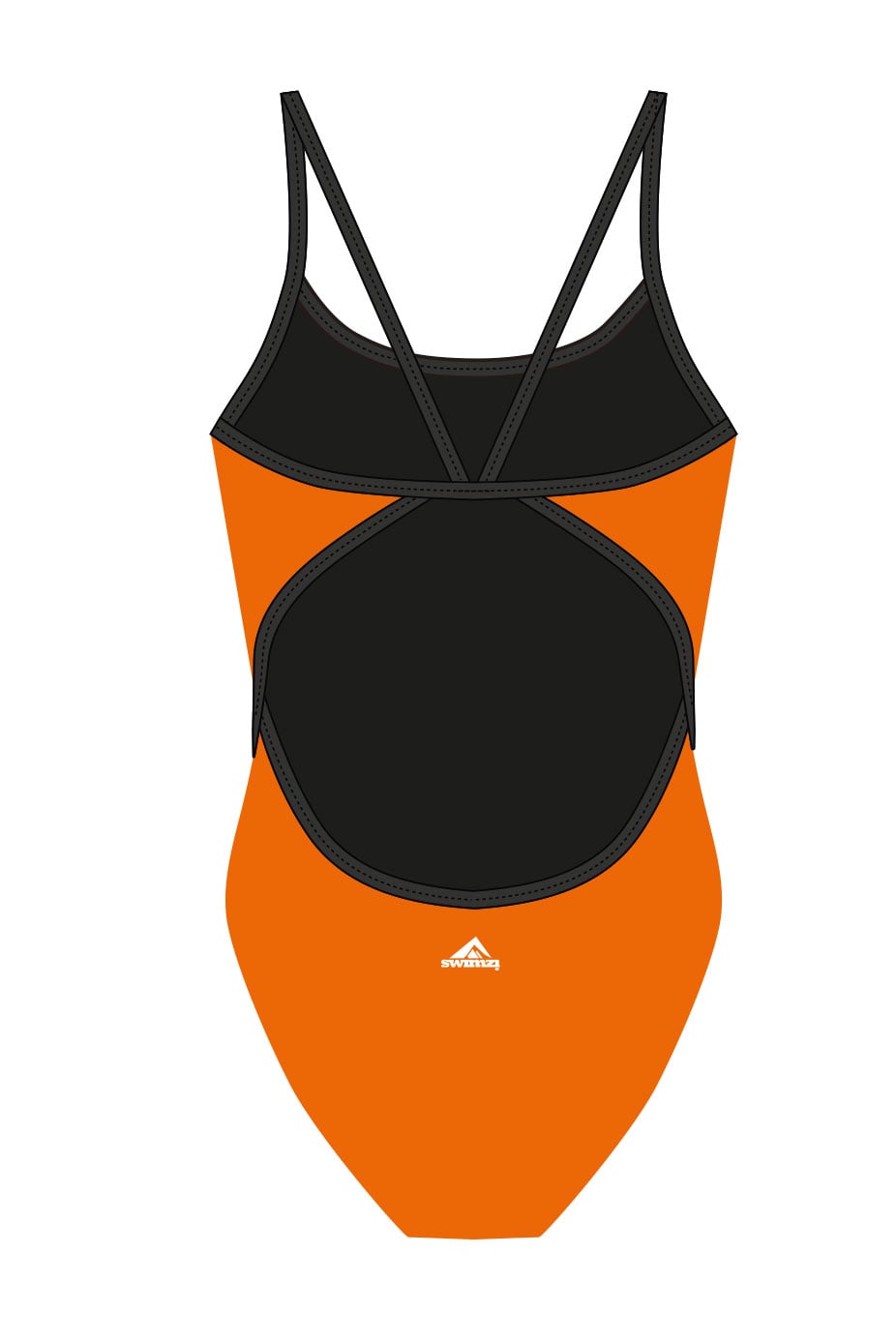 Dawlish Warren LSC Adult Female Tie Back Swimsuit image 1