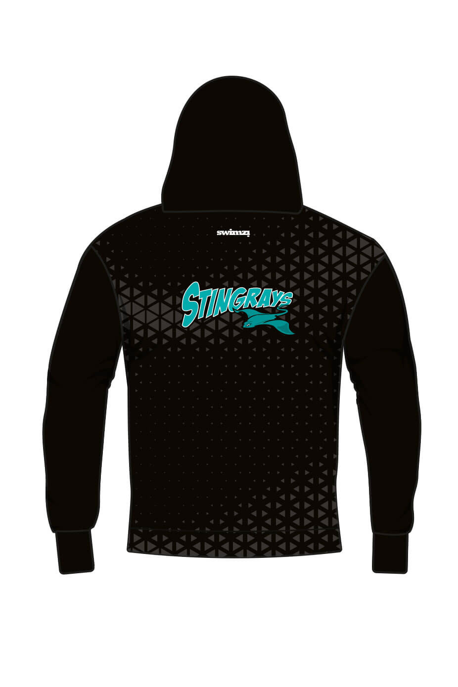 Edlington Stingrays ASC Adult Unisex Pullover Performance Hoodie - Black image 1