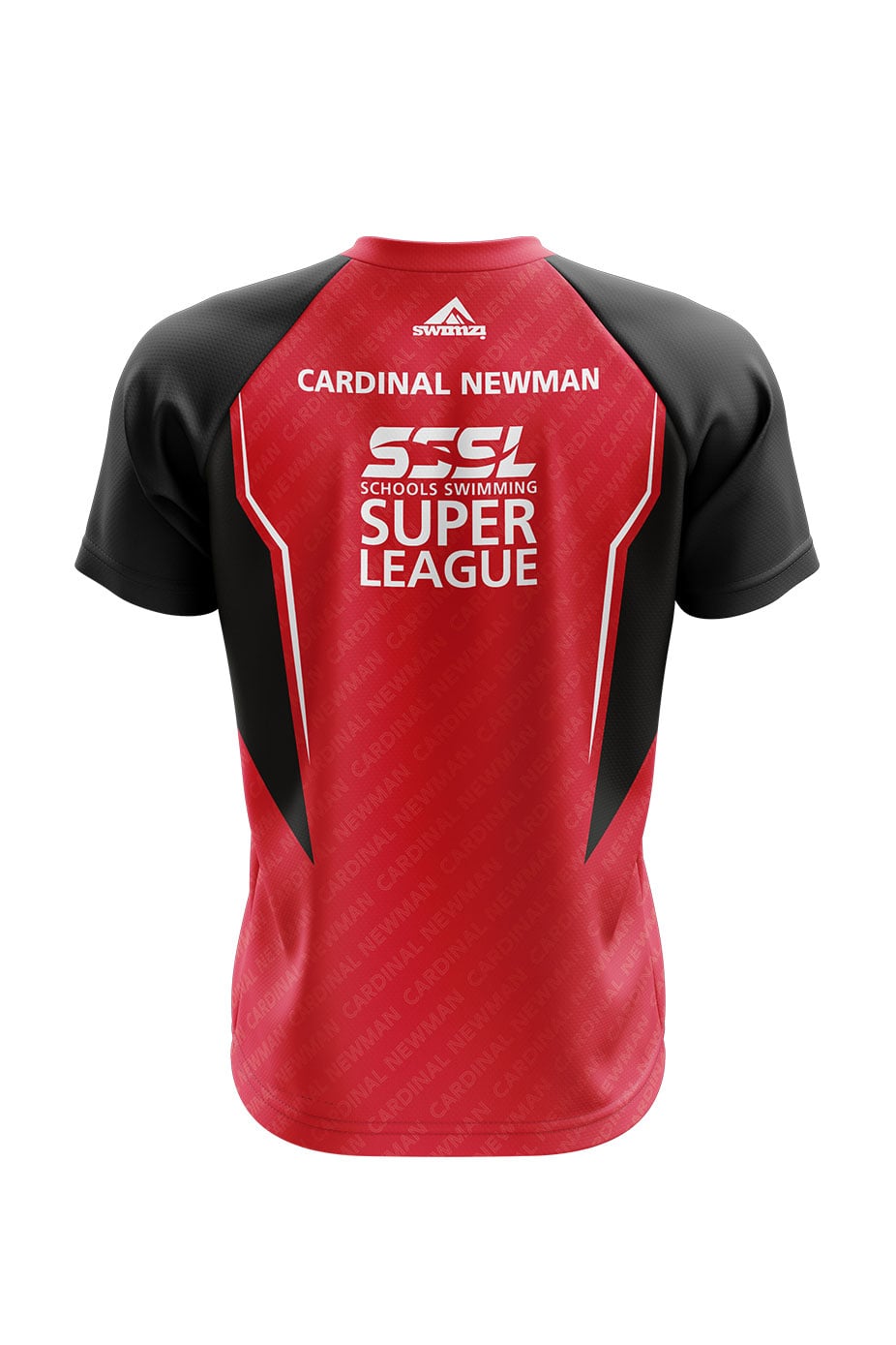 Schools Swimming Super League Adult Unisex Cardinal Newman Club Shirt - V-Neck image 1