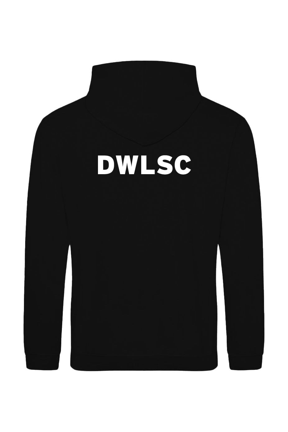 Dawlish Warren LSC Adult Unisex Black Cotton Pullover Hoodie image 1