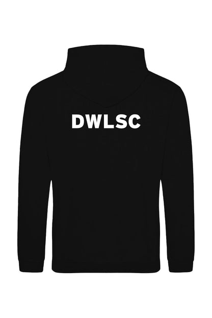 Dawlish Warren LSC Adult Unisex Black Cotton Pullover Hoodie image 1