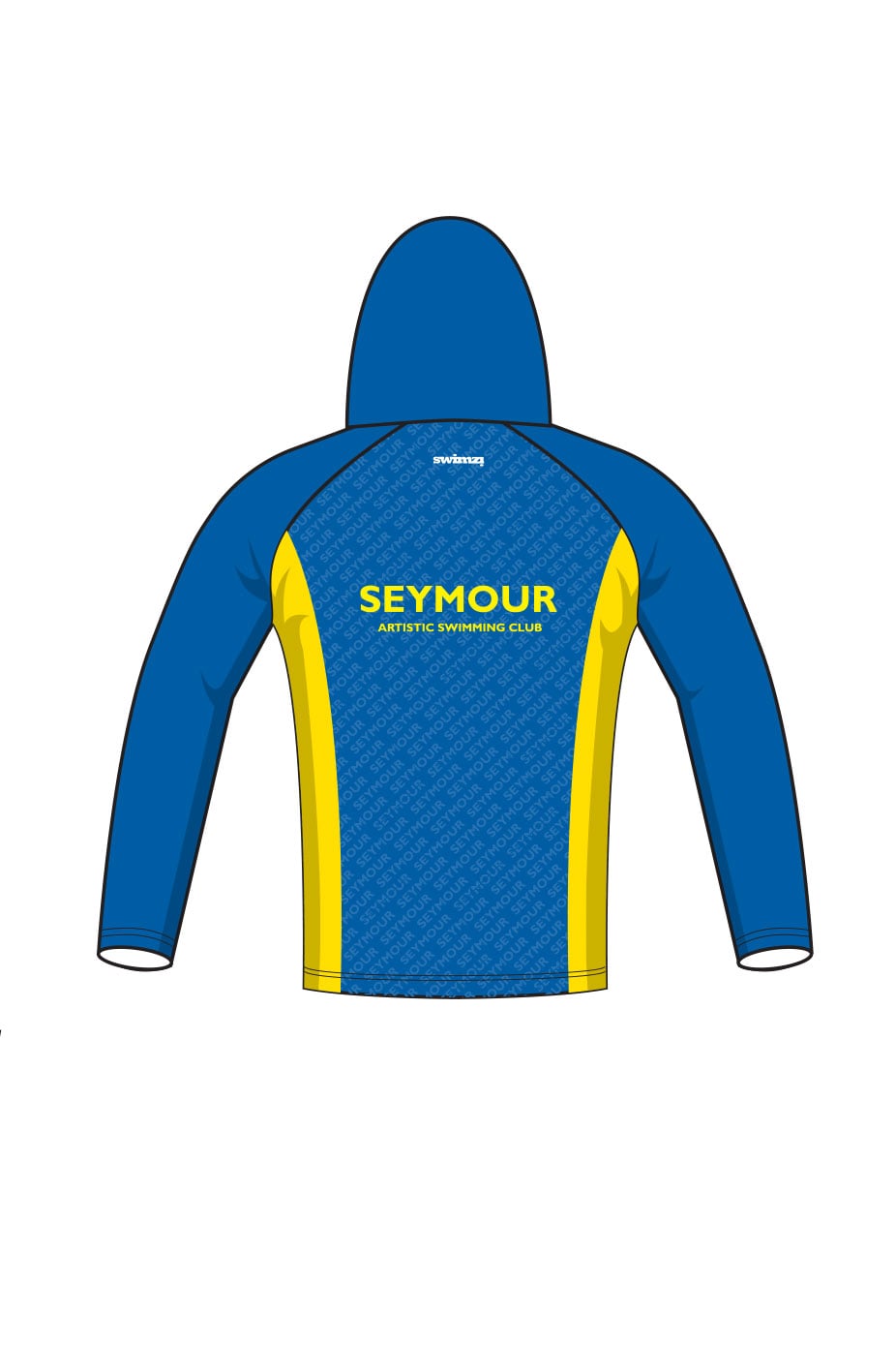 Seymour Artistic Swimming Club Adult Female Zipped Performance Hoodie image 1