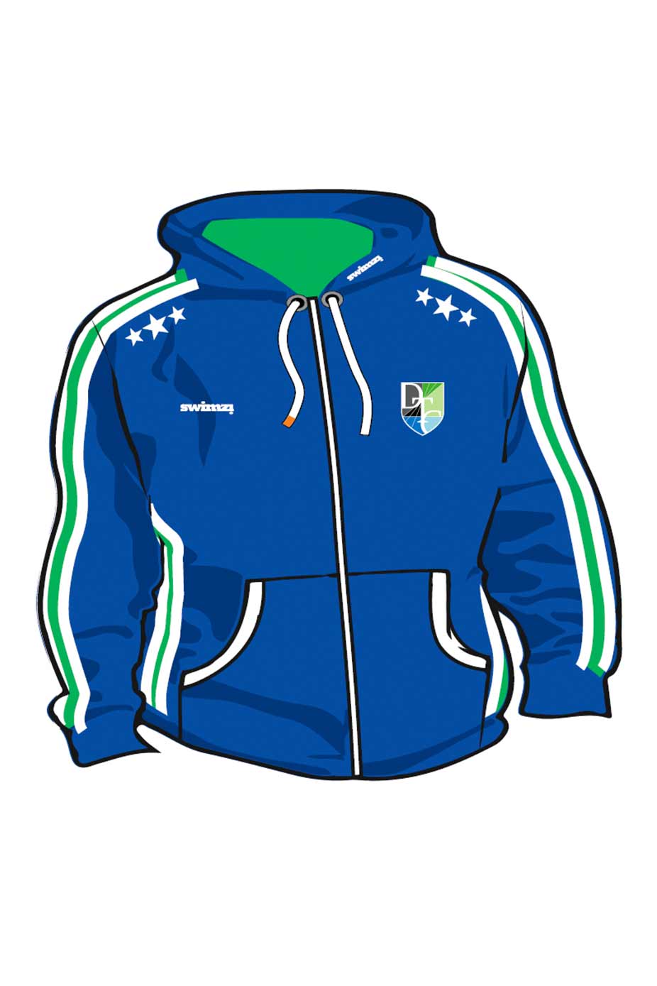 Doncaster TC Adult Unisex Sweat Zipped Hoodie image 0