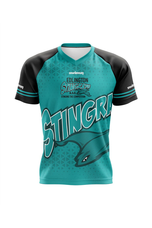 Edlington Stingrays ASC Kids Unisex Polyester Club Shirt - V-Neck image 0
