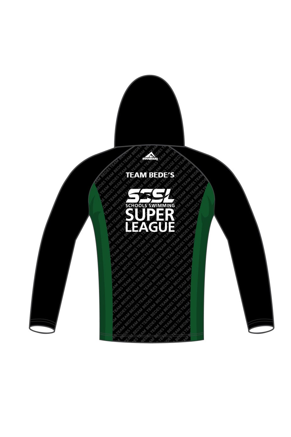 Schools Swimming Super League Adult Unisex Team Bede's Zipped Performance Hoodie image 1