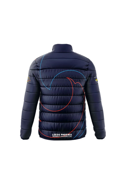 Leeds Phoenix Swimming & Lifesaving Club Adult Unisex Padded Jacket image 1