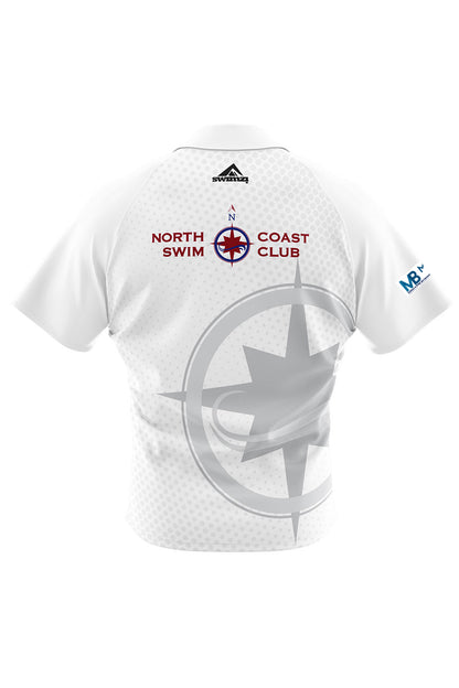 North Coast Swim Club Adult Unisex Supporters Shirt - Polo Neck - White image 1