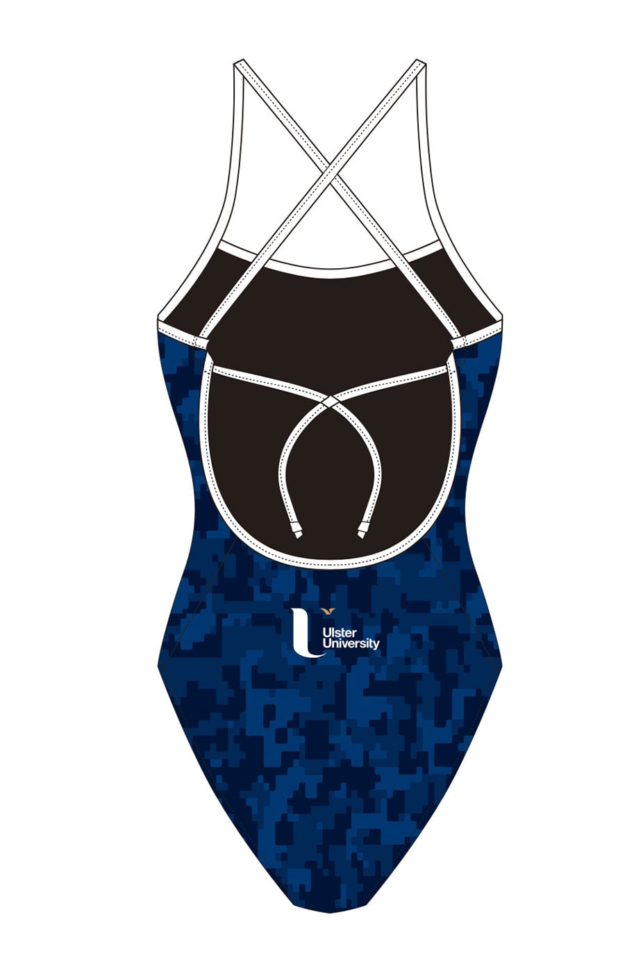 Ulster University SC Adult Female Tie Back Swimsuit image 1