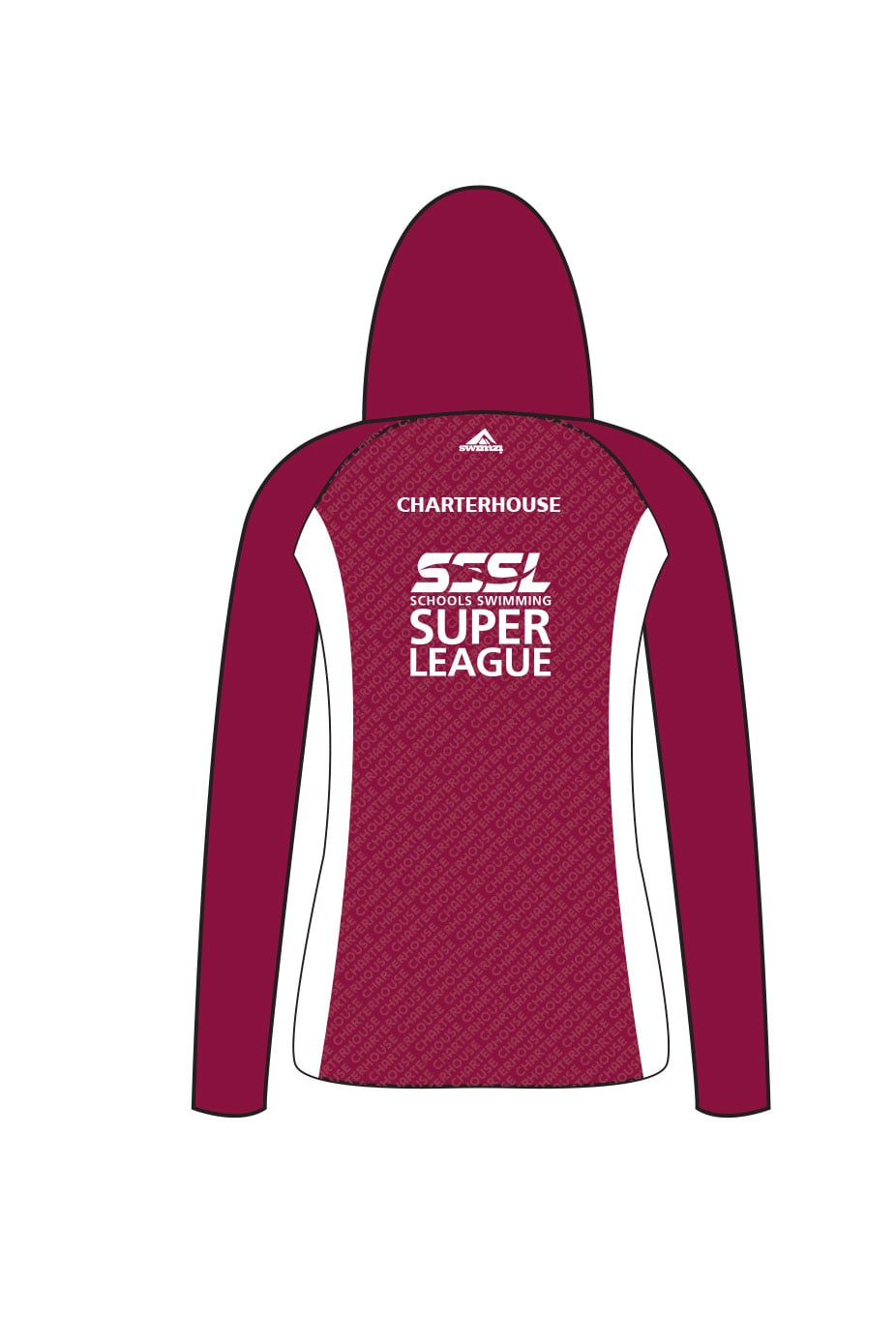 Schools Swimming Super League Adult Female Charterhouse Zipped Performance Hoodie image 1