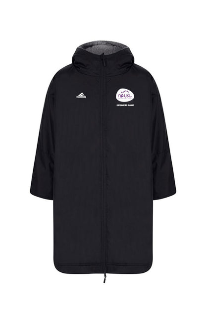 Newham & University of East London Swimming Club Adult Unisex Swimzi Team Robe - Black image 0